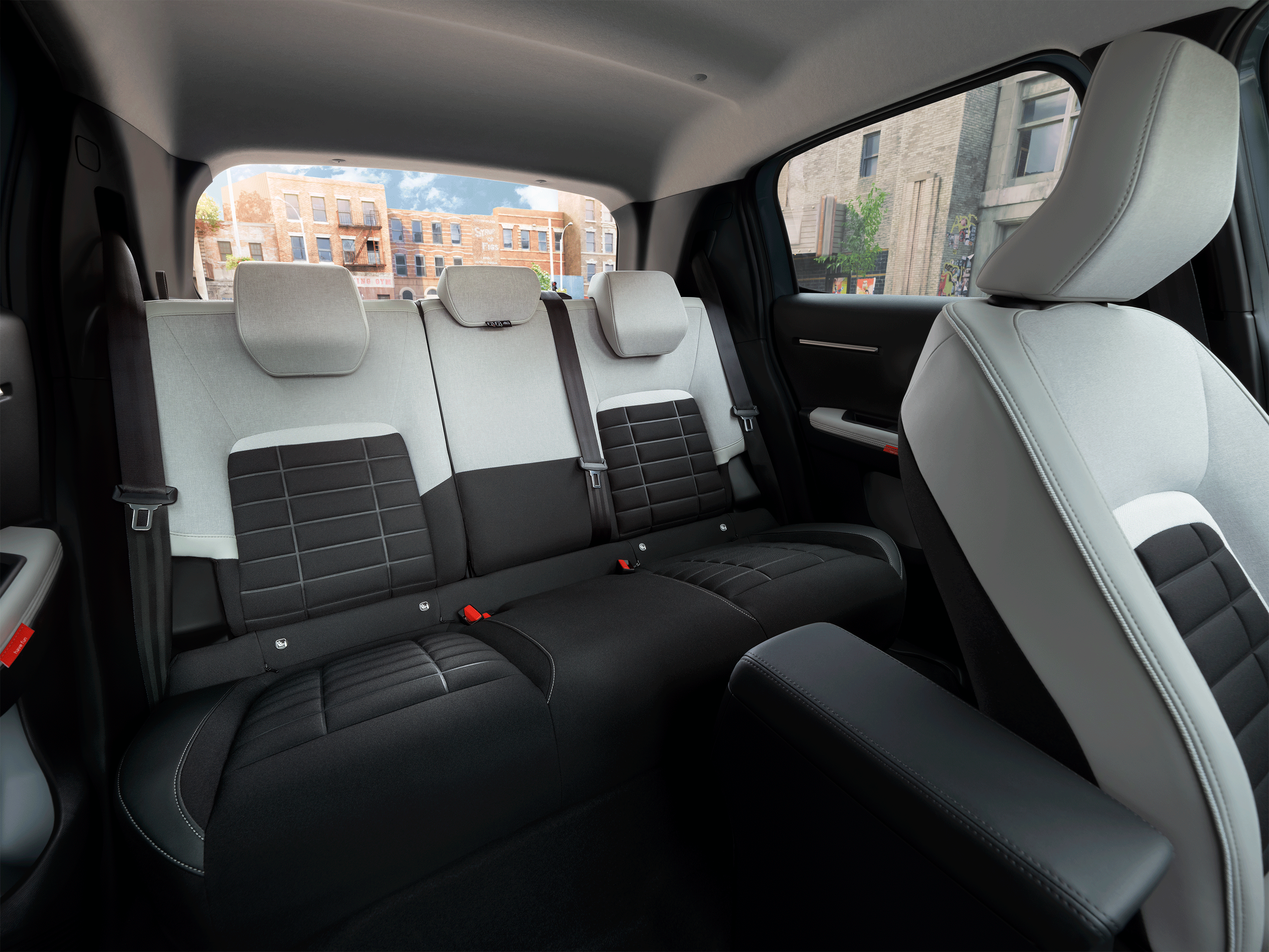 Vue de l'intérieur de Citroën C3 compacte les réglages de confort des sièges pour une mobilité plus fluide, abordable.